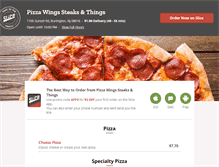 Tablet Screenshot of pizzawingssteaksthings.com